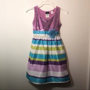 Girls Holiday Editions Sequin Party Dress